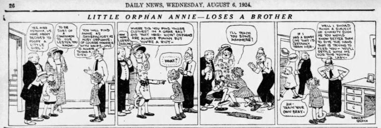 A Classic’s Centennial: Little Orphan Annie – The Daily Cartoonist