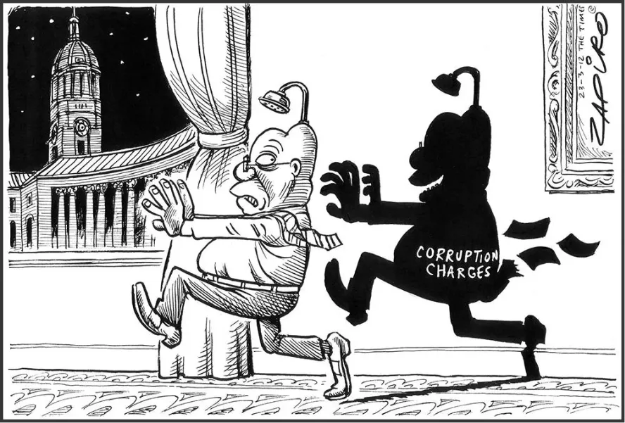 Zapiro cartoon of SA President Jacob Zuma