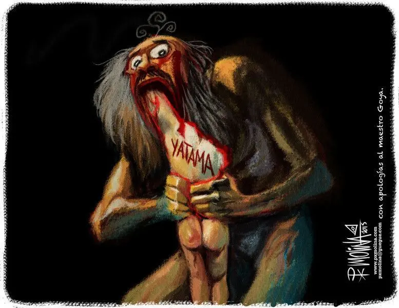 Goya tribute cartoon