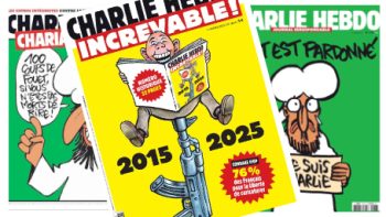 Charlie Hebdo 10 year attack anniversary cover